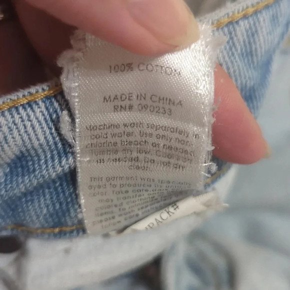 Pacsun Two-Tone Mom Jean, Color Blue Size 23 - Picture 15 of 15